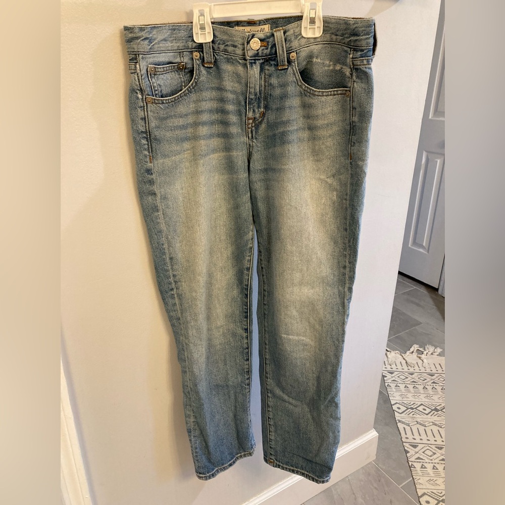 Madewell Woman’s Boy Jean size 26 medium wash